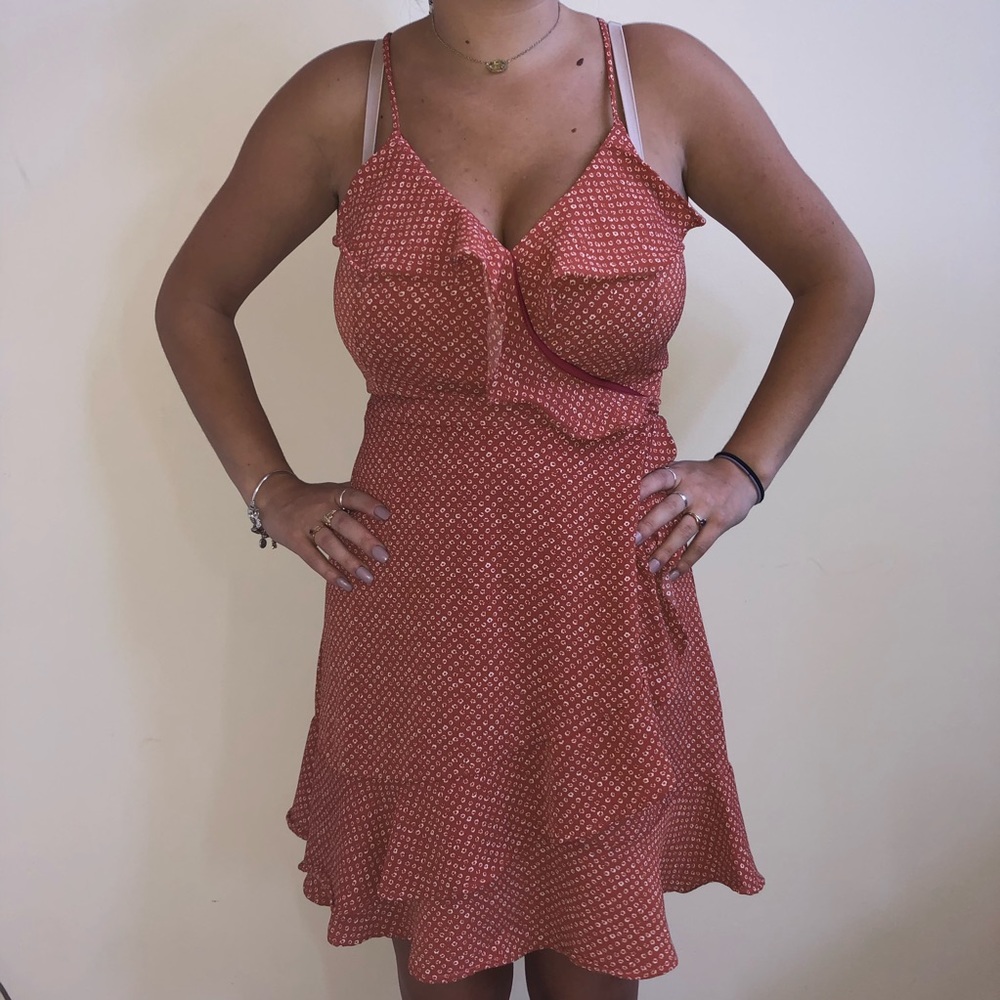 Orange/Red Dress - Charlotte Russe - Small